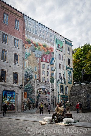 "Walking into the Mural"