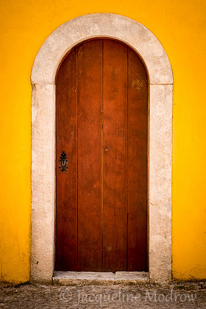 Burnt Orange Door